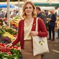 blue-hydrangea-tote-bag thumbnail 2