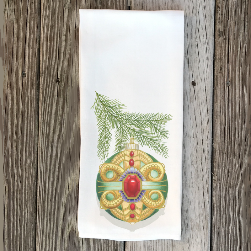 antique-christmas-ball-2-with-pine-hand-towel