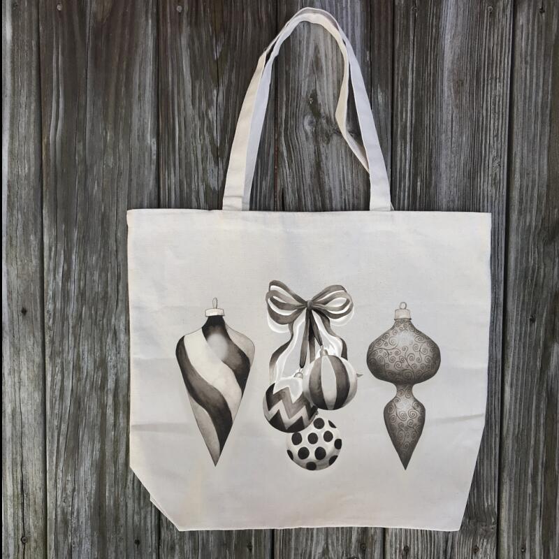 black-and-white-trio-ornament-tote-bag
