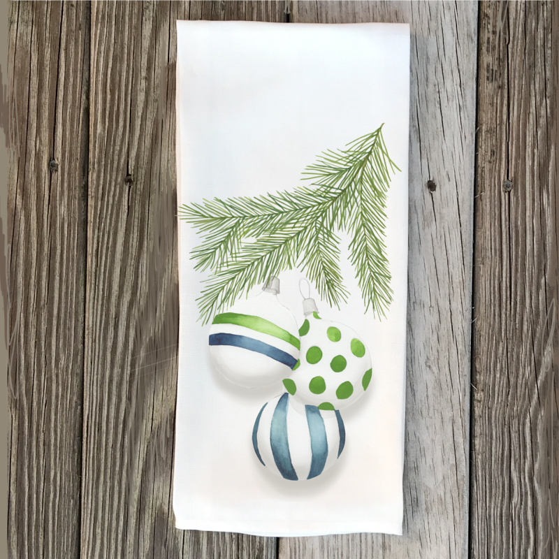 lime-teal-ornament-hand-towel