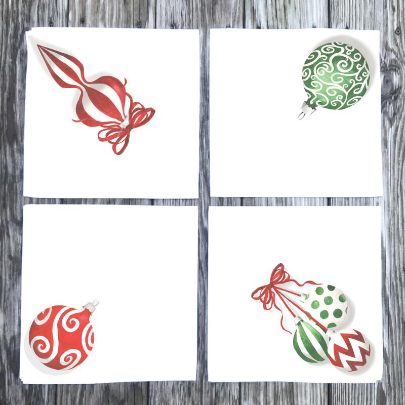 assorted-red/green-christmas-napkins