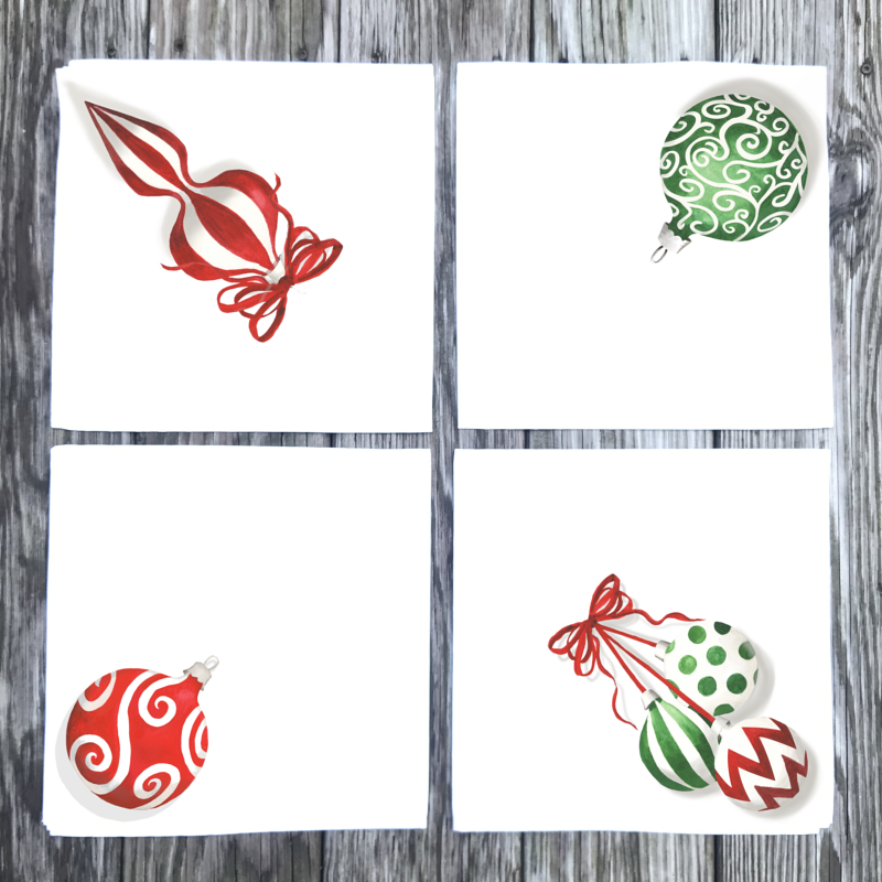 assorted-red-/-green-christmas-dinner-napkins
