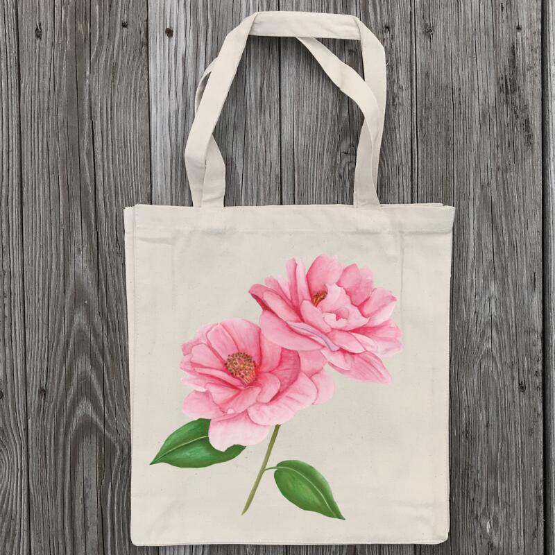 pink-camelia-double-tote-bag