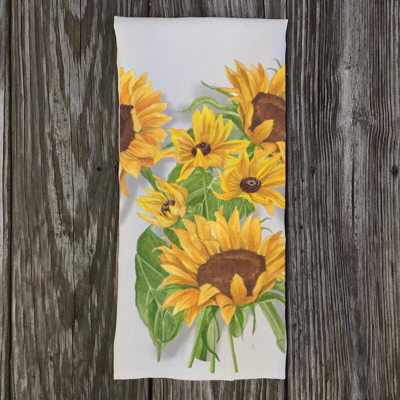 sunflower-tea-towel