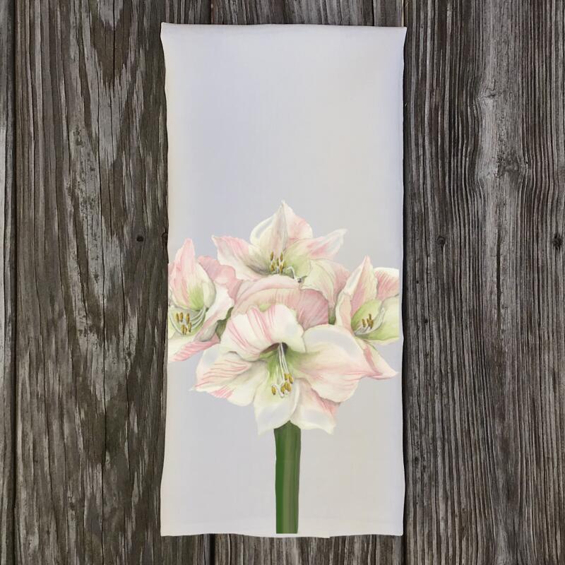 amaryllis-linen-tea-towel