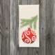 red-christmas-ball-handtowel thumbnail 1
