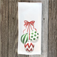 green-red-triple-ornament-towel thumbnail 1