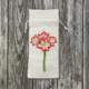 Red White Amaryllis Wine Bag
