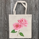 pink-camelia-double-tote-bag thumbnail 1