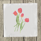 pink-orange-tulip-quilt-square thumbnail 1