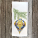 antique-royal-blue-jewel-ornament-handtowel thumbnail 1